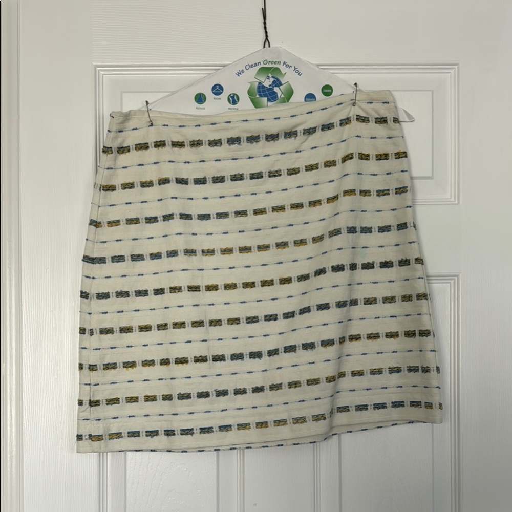 LOFT Cream Tan Mini Pencil Skirt for Casual Wear